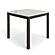 D4052 White Bar Table & 4 Grey Fabric Bar Stools by Global Furniture