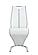 D4127NDT Clear Glass Top w/White/Gray Base Dining Table + 4 D4127NDC White/Grey Dining Chairs by Global Furniture