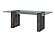 D4238 Glas top w/Dark Brown Dining Table by Global Furniture