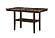 D4355 Brown Bar Table w/4 Bar Brown Stools by Global Furniture