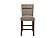 D4355 Brown Bar Table w/4 Bar Brown Stools by Global Furniture
