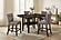 D4355 Brown Bar Table w/4 Bar Brown Stools by Global Furniture