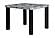 D5473 Grey Bar Table & 4 D06 Dark Grey Bar Stool by Global Furniture