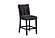 D5473 Grey Bar Table & 4 D06 Dark Grey Bar Stool by Global Furniture