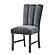 D8030 Dark Grey Fabric Dining Chair by Global Furniture