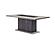 D8030 Black/Brown Dining Table w/Storage Drawers & Door by Global Furniture