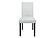 D8032 Black Dining Table & D9026 Silver Dining Chair by Global Furniture