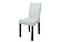 D8032 Black Dining Table & D9026 Silver Dining Chair by Global Furniture