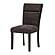 D8212 Brown Fabric Dining Chair by Global Furniture