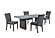 D86 Grey Dining Chair w/Brown Legs (Set of 2) by Global Furniture