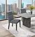 D86 Grey Dining Chair w/Brown Legs (Set of 2) by Global Furniture