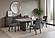 D86 Grey Dining Chair w/Brown Legs (Set of 2) by Global Furniture