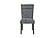 D86 Grey Dining Chair w/Brown Legs (Set of 2) by Global Furniture