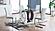 D915 White Faux Leather Dining Chair (Set of 3) by Global Furniture