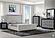 Elias/Emma Regular Fireplace Black King Bed Group by Global Furniture