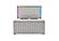 Elias Grey Queen Bed w/Immersive Sound Speaker, LED, TV Lift & Fireplace by Global Furniture