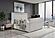 Elias Grey Queen Bed w/Immersive Sound Speaker, LED, TV Lift & Fireplace by Global Furniture
