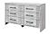 Elsie Grey Dresser by Global Furniture