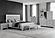 Elsie Grey Full Bed Group by Global Furniture