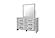 Elsie Grey Mirror by Global Furniture