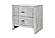 Elsie Grey Nightstand by Global Furniture
