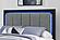 Emma Black/Grey Full Bed w/LED & USB by Global Furniture