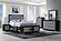 Emma Black/Grey Full Bed Group by Global Furniture