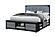 Emma Black/Grey King Bed w/LED & USB by Global Furniture