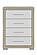 Emma Natural/White Chest by Global Furniture