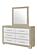 Emma Natural/White Dresser by Global Furniture