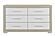 Emma Natural/White Dresser by Global Furniture