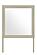 Emma Natural/White Mirror by Global Furniture