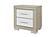 Emma Natural/White Nightstand by Global Furniture