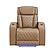 Fortuner Faux Leather Recliner Chair - Caramel by Galaxy Furniture