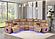 Fortuner Faux Leather Sectional Sofa - Caramel by Galaxy Furniture