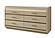 Genesis Gold Dresser w/LED by Global Furniture
