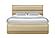 Genesis Gold King Bed w/LED by Global Furniture