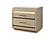 Genesis Gold Nightstand w/LED by Global Furniture