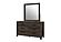 Harmony Brown Mirror by Global Furniture