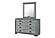 Isabella Grey Mirror w/LED by Global Furniture
