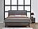 Kate Foil Grey Full Bed, Dresser, Mirror & Nightstand by Global Furniture