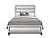 Kate White Full Bed Group by Global Furniture