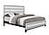 Kate White King Bed, Dresser, Mirror & Nightstand by Global Furniture