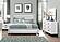 Kate White King Bed, Dresser, Mirror & Nightstand by Global Furniture