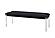 Lando Black Bench by Global Furniture