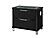 Lando Black Nightstand w/Speaker & Wireless Charging Platform by Global Furniture