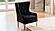 Lippa Upholstery Chair - Black by Galaxy Furniture