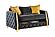 Lippa Upholstery Loveseat - Black by Galaxy Furniture