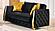 Lippa Upholstery Loveseat - Black by Galaxy Furniture