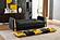 Lippa Upholstery Sofa - Black by Galaxy Furniture